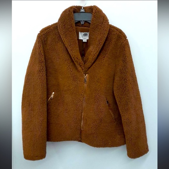 1 Sunset Lane Jackets & Blazers - 1 Sunset Lane Faux Fur Teddy Jacket Coat